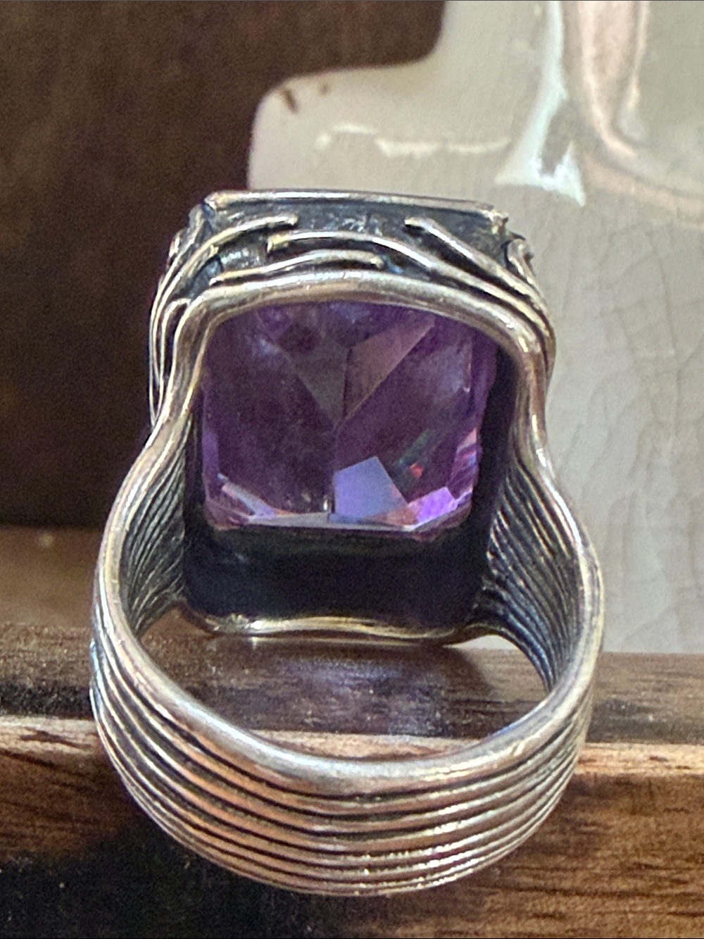 STUNNING & LARGE SILPADA RING. 9. RARE - Picture 5 of 6